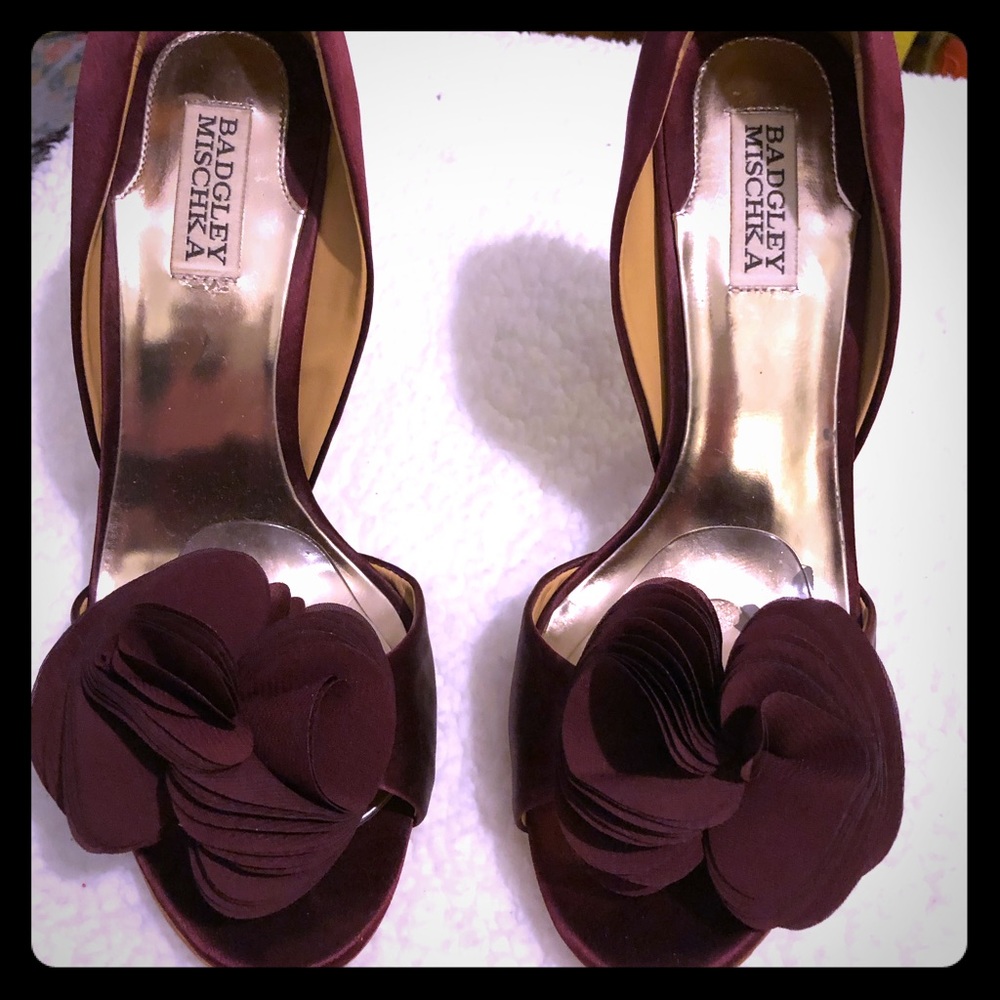 Badgley Mischka Burgundy Randall Pump